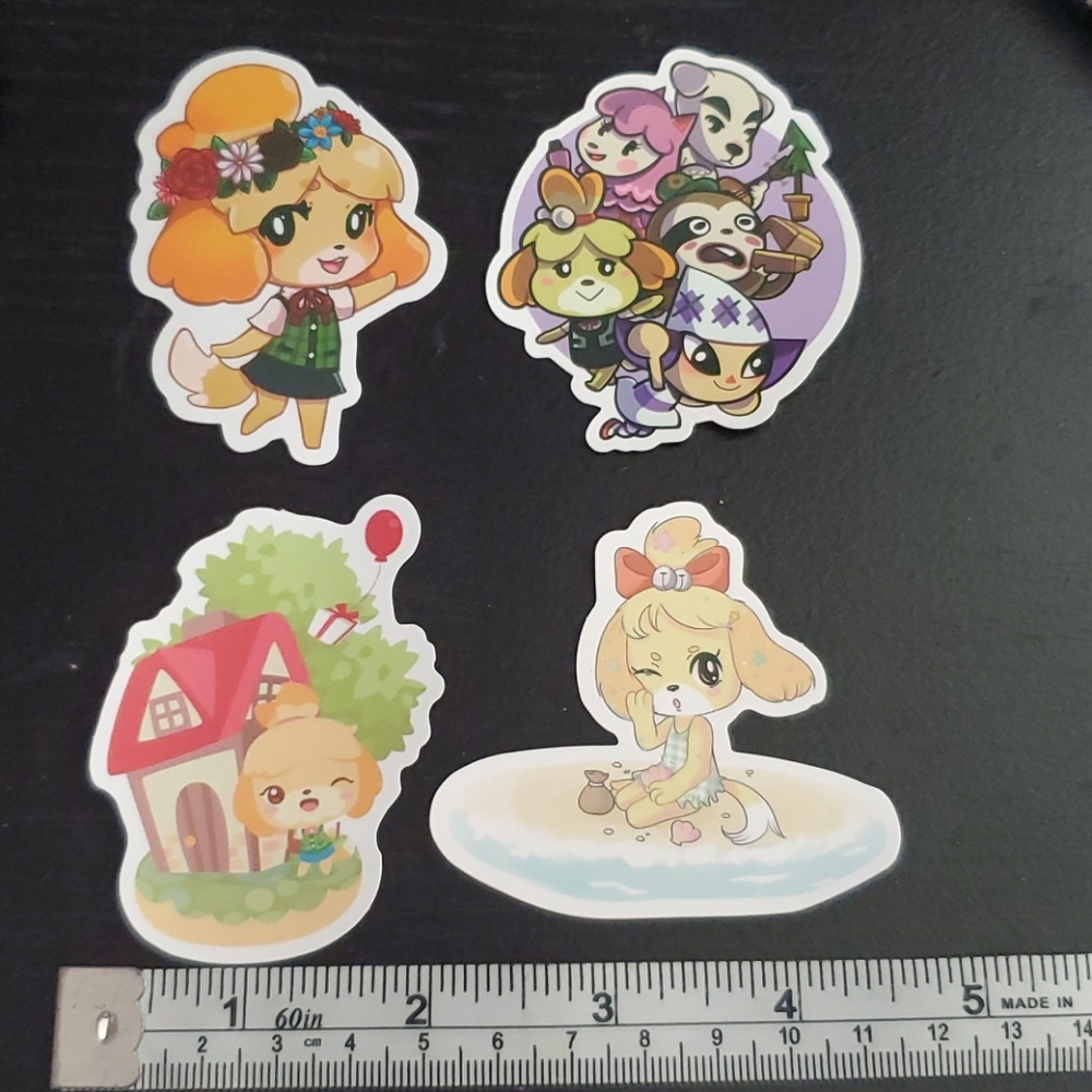 Isabella stickers, Animal Crossing New Horizons Cute Stickers ACNH Isabella